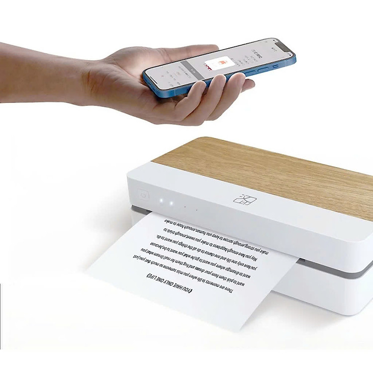 Máy in A4 NHỎ GỌN HPRT FT800 - In chuyển nhiệt, không cần mực kết nối Bluetooth/WiFi - Hàng chính hãng