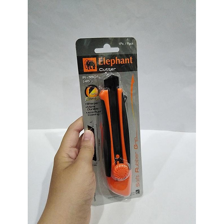 Dao Rọc Giấy Lưỡi Elephant SKII R-1801 - Ảnh 5