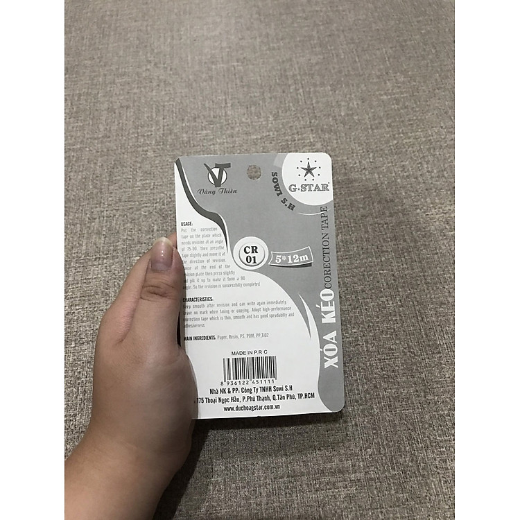 Xóa Kéo G-Star CR-01 – Cam