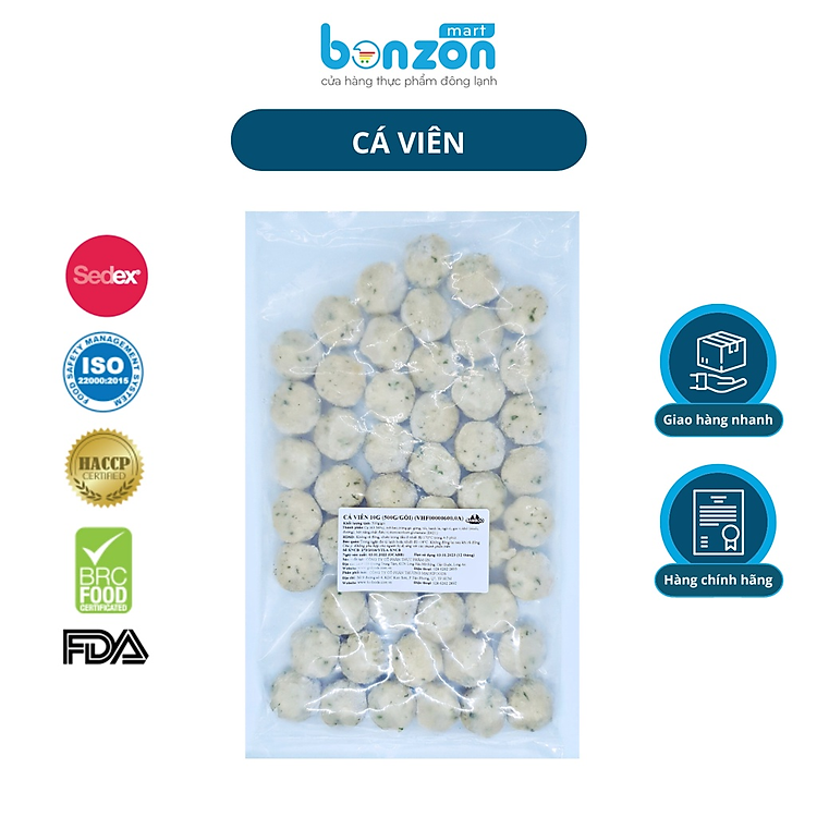 Cá viên 500gr