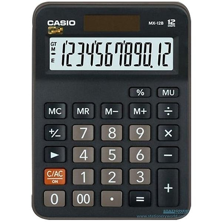 Máy Tính Casio MX-12B-BK-W-DC - Ảnh 2