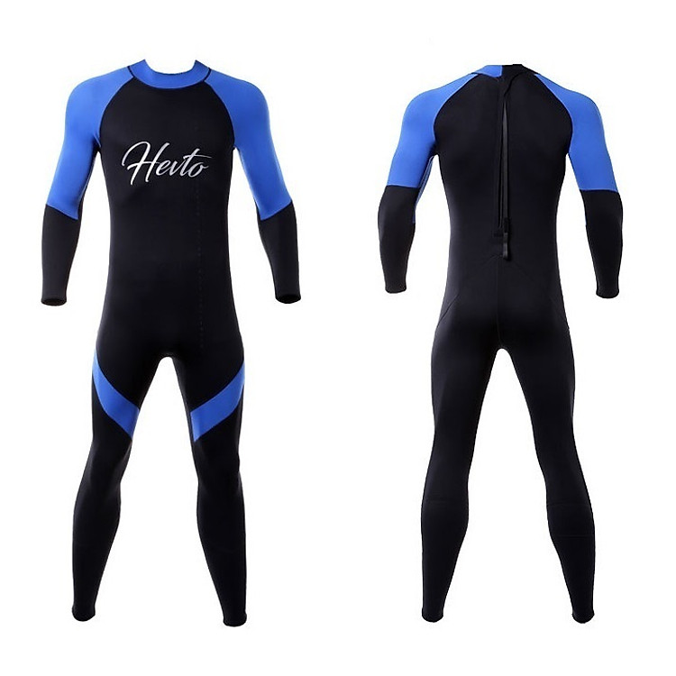 Bộ đồ lặn, quần áo lặn biển cho NAM 3mm HEVTO giữ ấm, thoáng khí, chống thầm nước - POKI
