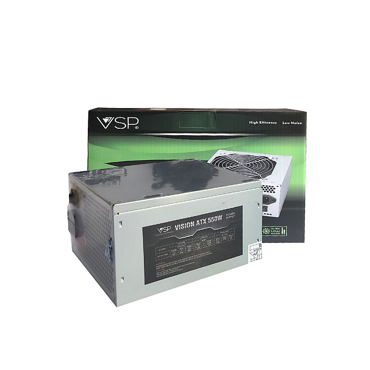 Nguồn VSP 550W Full Box - Kèm Dây Nguồn - Hàng Chính Hãng