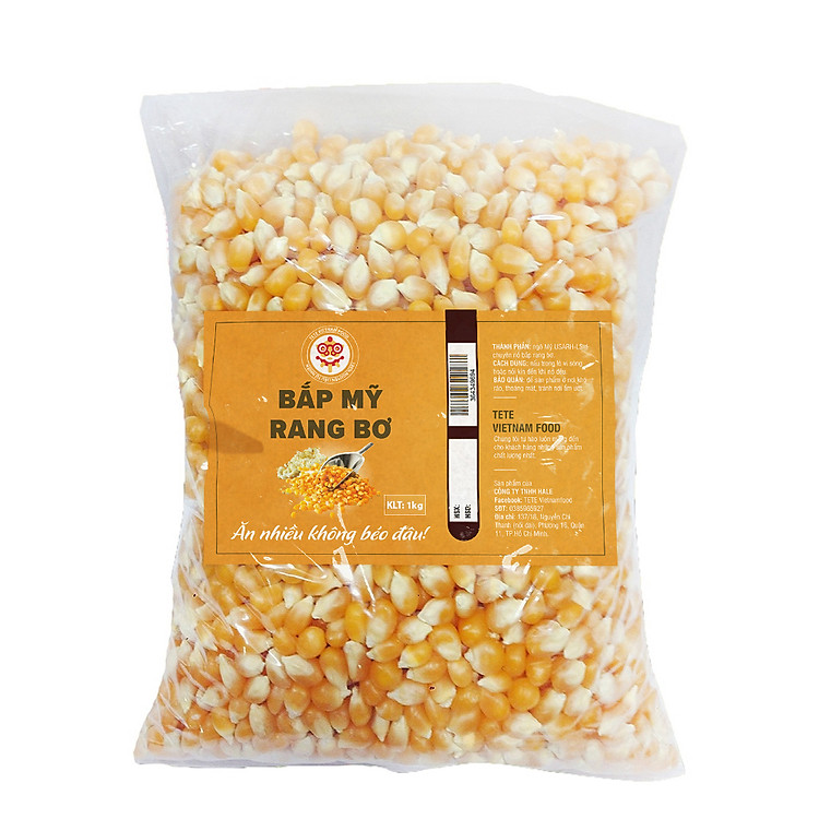 Bắp Mỹ Rang Bơ, Bắp Nỗ Rạp Chiếu Phim TETE Food