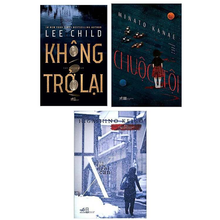 Combo Sách Hấp Dẫn: Không Trở Lại + Phía Sau Nghi Can X + Chuộc Tội (Bộ 3 Trinh Thám - Kinh Dị Nước Ngoài Hay Nhất)