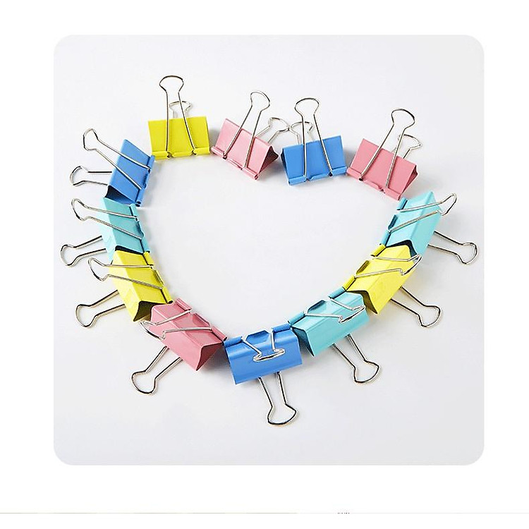 Kẹp Giấy Màu BAOKE (40 cái) - Ảnh 6