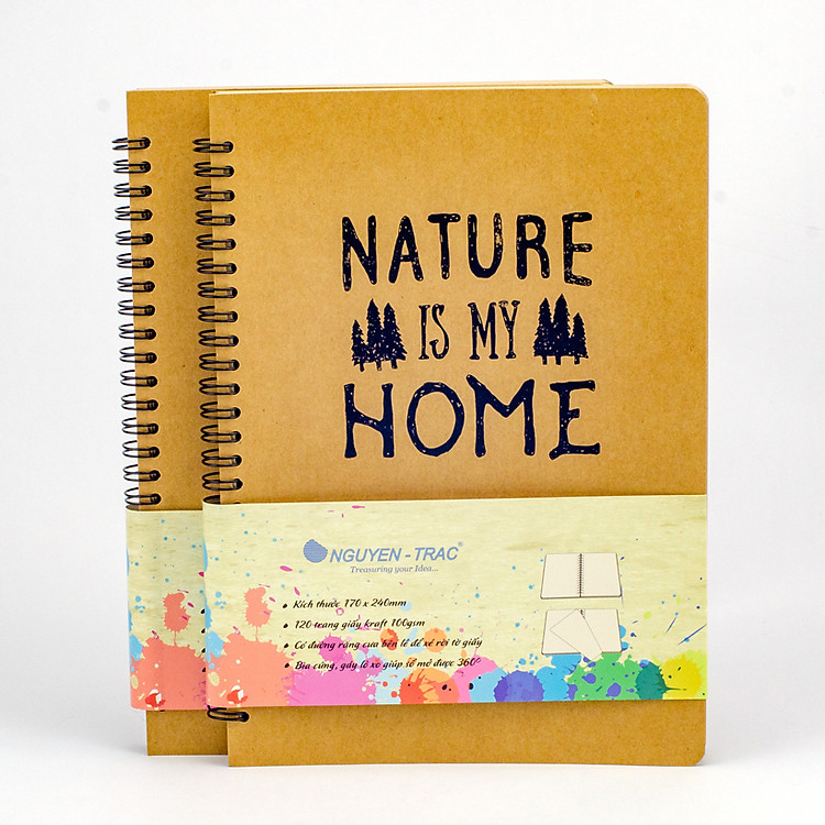 Bộ 2 cuốn sổ Kraft B5 - KRN-B5