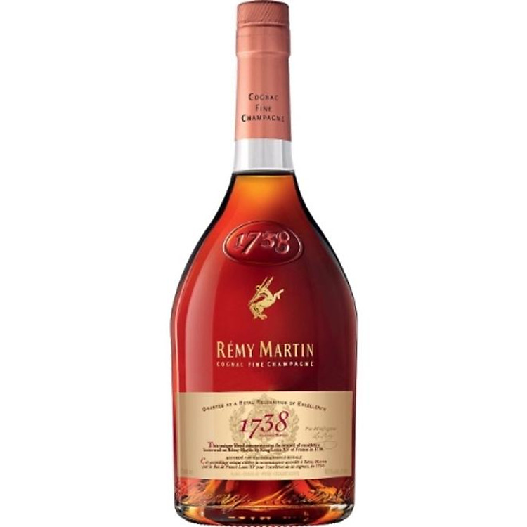 Rượu Remy Martin 1738 40% 1x0.7L - KHÔNG HỘP