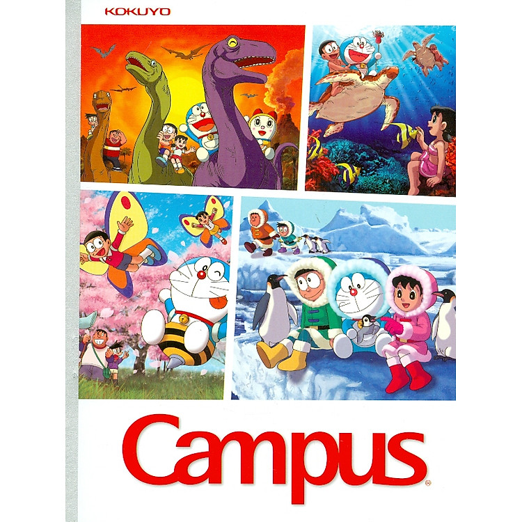 Tập Campus NB-ADWL96 DORAEMON WONDERLAND 96 trang 4 ô ly (mẫu ngẫu nhiên)