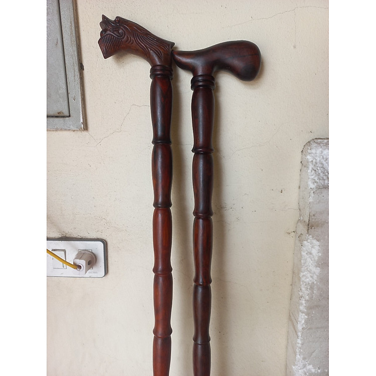 Gậy batong gỗ trắc đỏ cho người già Ưu đãi - Hình ảnh 5