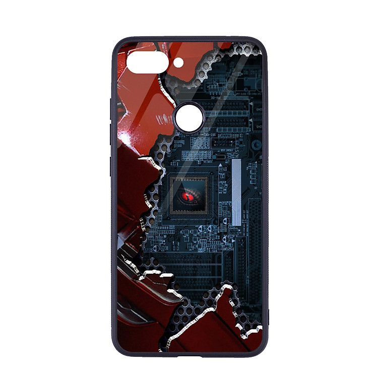 Ốp Lưng Kính Cường Lực Cho Xiaomi Mi 8 Lite Mẫu Game Thủ - Hàng Chính Hãng