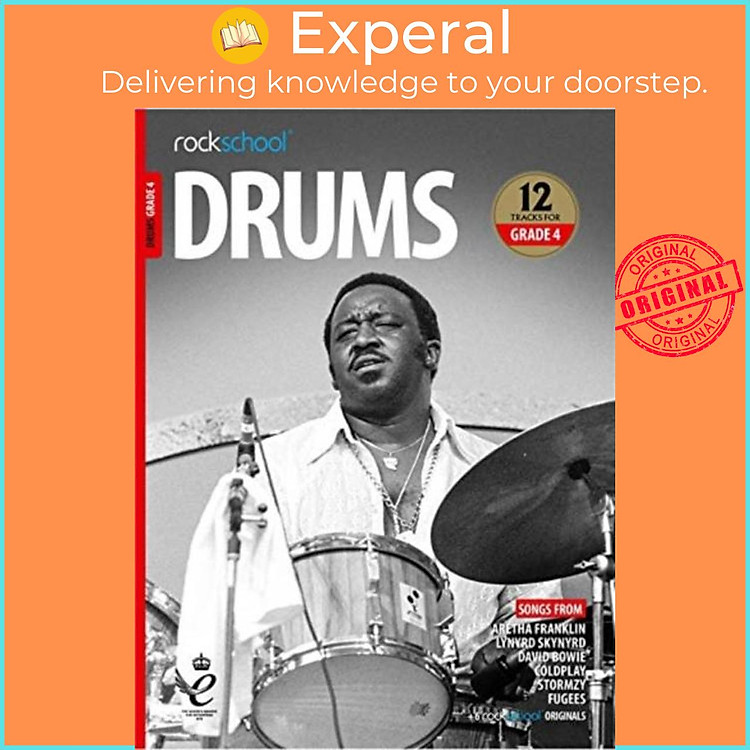 Sách - Rockschool Drums Grade 4 (2018) by (UK edition, paperback)