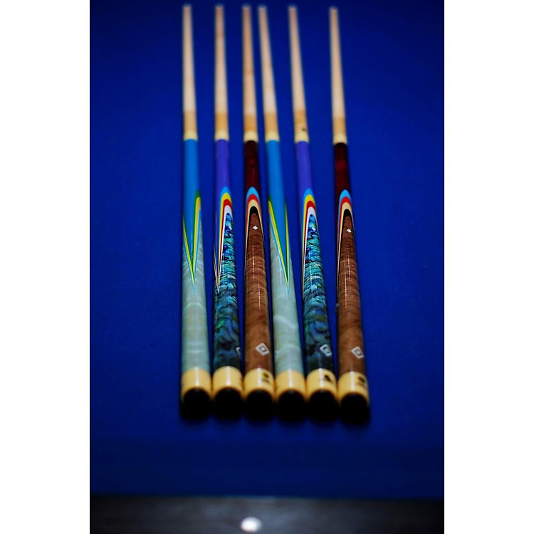 Cơ Bida 3C Dùng Cho Loại 3 Băng Có Hoa Văn - Combo Đầy Đủ Phụ Kiện Có Ốc Tăng Chỉnh Trọng Lượng