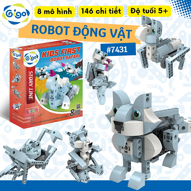 Tìm mua tại Avakids: Robot Động Vật #7431 - Đồ Chơi Giáo Dục - Ngập tràn khuyến mãi
