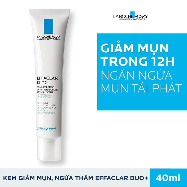 Kem Dưỡng La Roche Posay Giảm Mụn Hiệu Quả Effaclar Duo+ M 40ml