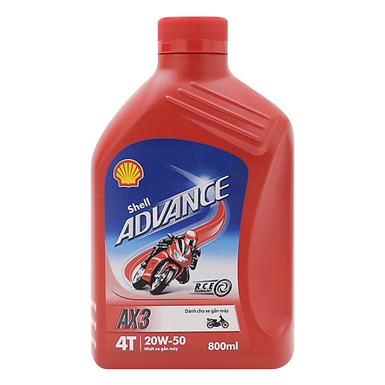 Nhớt Xe Shell Advance Ax3 20W-50 (0.8L)
