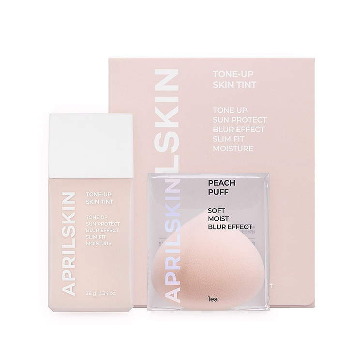 Kem Nâng Tông Chống Nắng Dưỡng Ẩm Aprilskin Tone - Up Skin Tint SPF 50+ 38g
