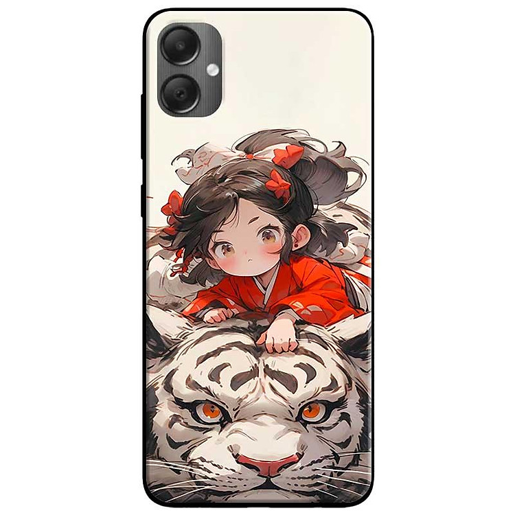 Ốp lưng cho Samsung A04 - A04s - A05 - A05s - Cô Bé Và Hổ Trắng - Hàng Chính Hãng