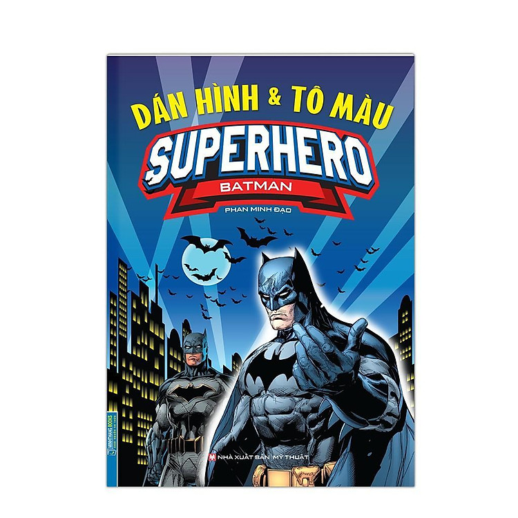 Dán Hình Và Tô Màu Superhero Batman