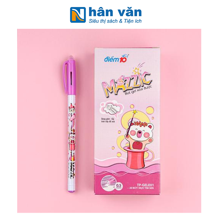Bút Gel Xóa Được Mazzic – Tím