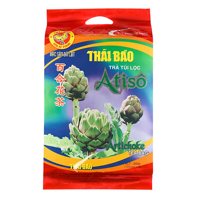 Trà atiso túi lọc Thái Bảo, Đà Lạt loại 100 túi/ gói