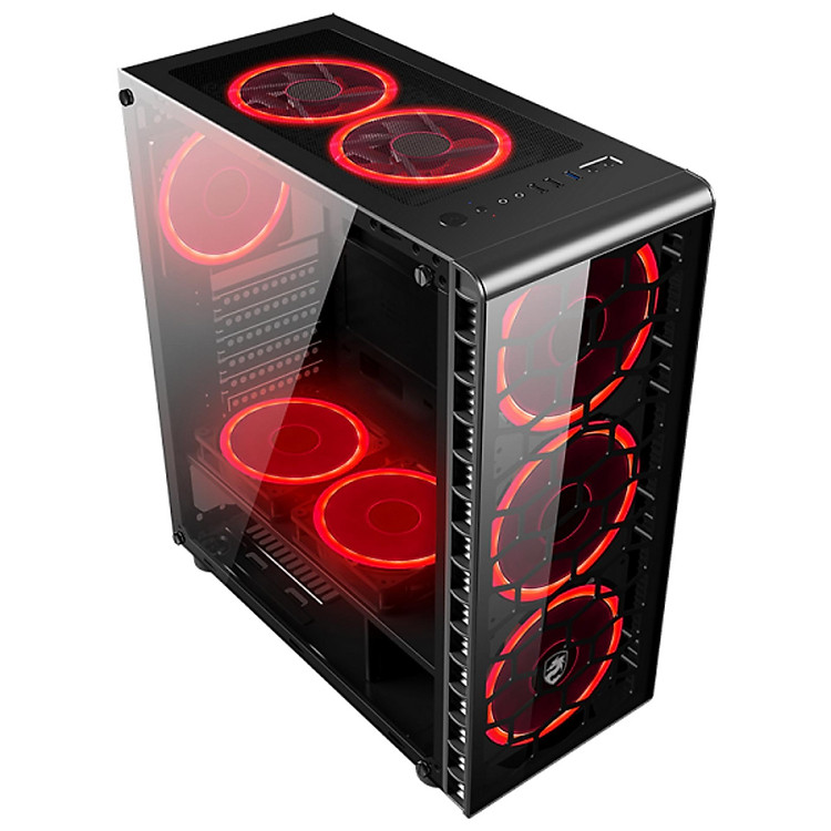 PC Case Gear Game khủng, Máy Tính 4TechGM06 2019 chiến mọi Game đòi cấu hình cao không bị chậm như Pubg, GTA5, đá bóng, Snake, truy kích, đột kích, đánh bài/danh bai và các dòng Game hay Top thế giới(siêu nhân, kinh dị, danh nhau, xây dựng). - Hàng Chính