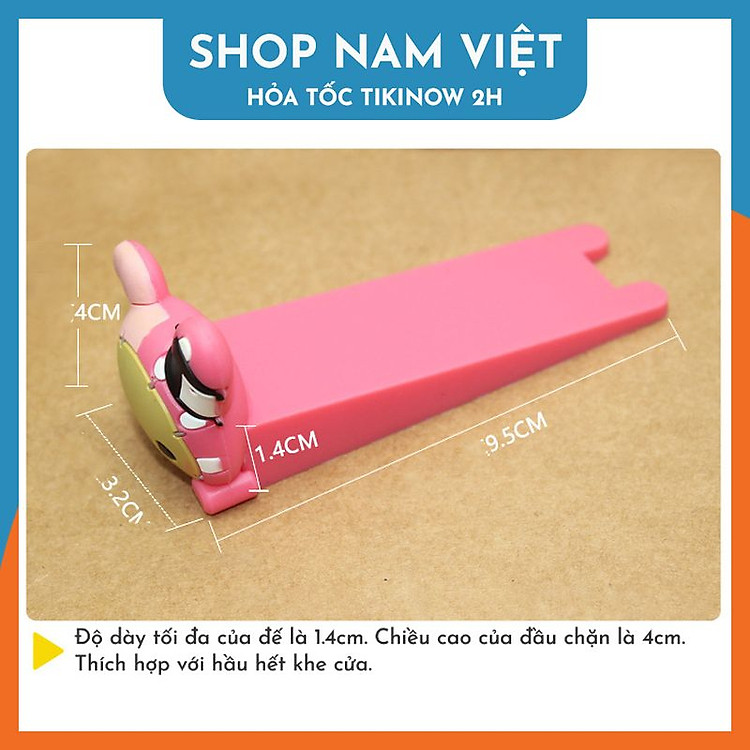 Miếng Chặn Cửa Silicon Gấu NAVIVU Chính hãng Ưu đãi - Hình ảnh 4