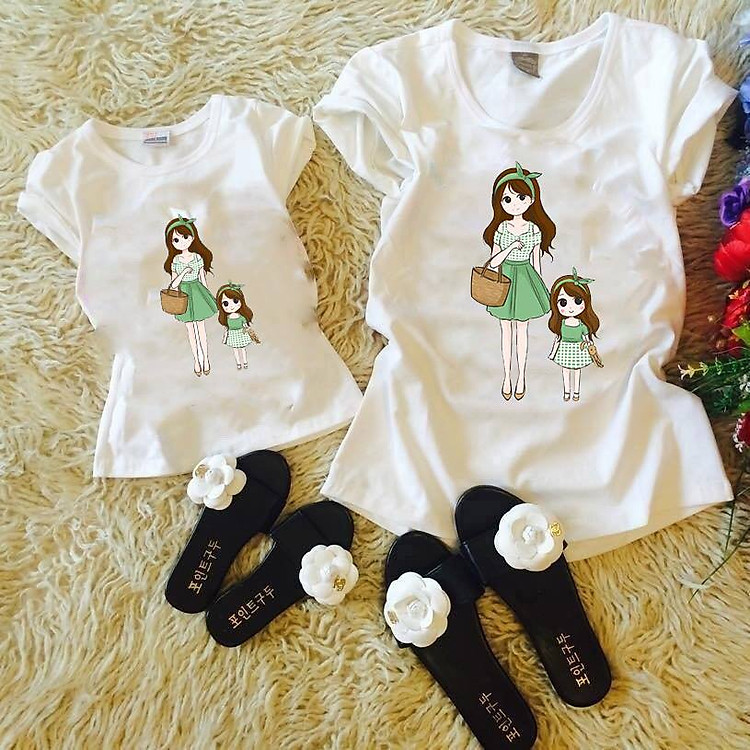 Combo 2 Áo thun Mẹ và bé - MB09