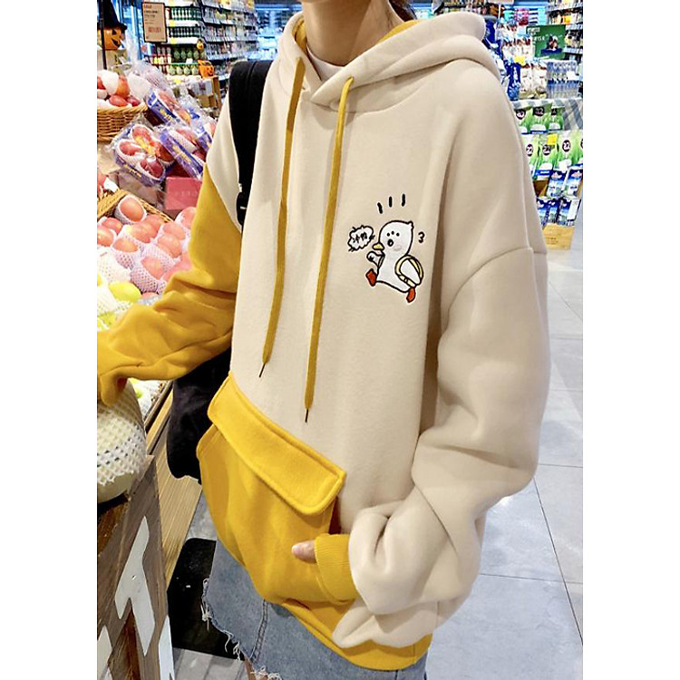 áo hoodie from rộng Nam Nữ HD1