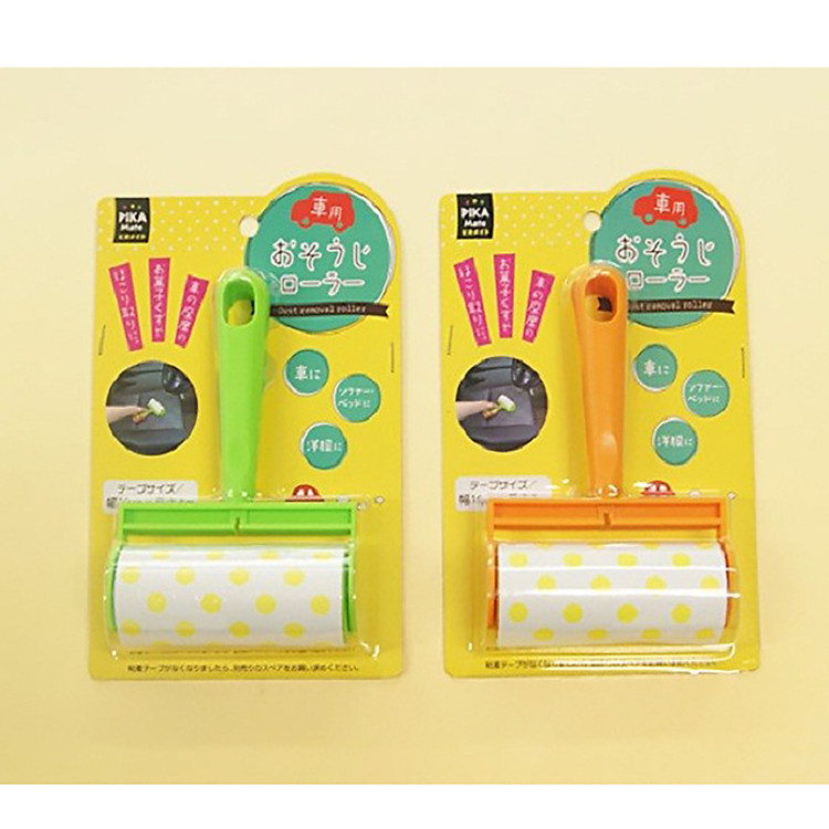 Bộ 2 Cây lăn bụi cùng lõi, thiết kế tay cầm tiện lợi - Japan (giao màu ngẫu nhiên)