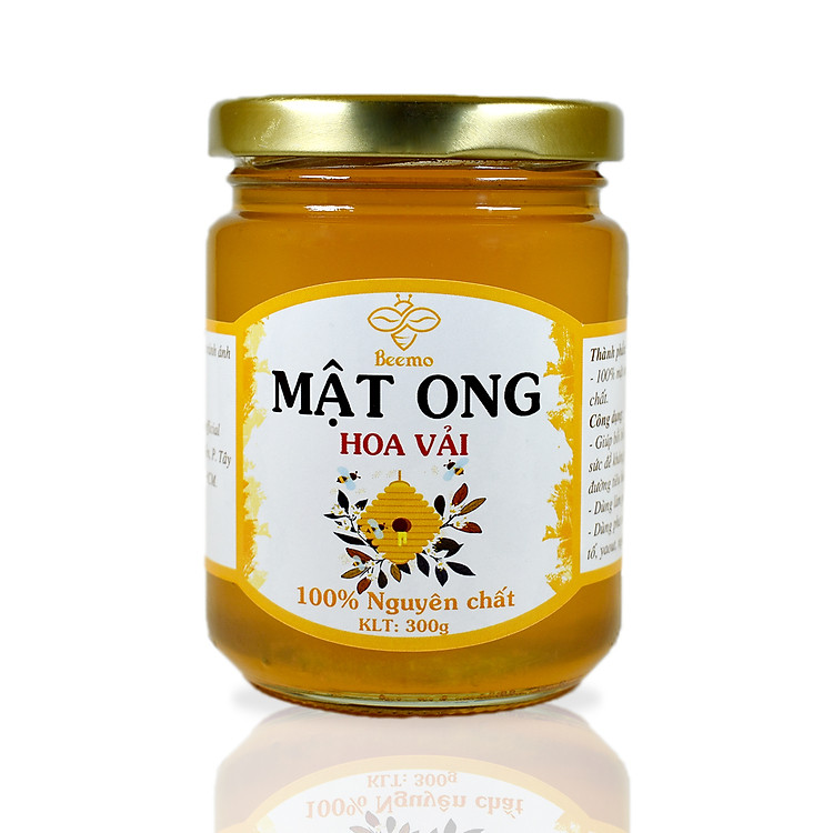 Mật ong nguyên chất Beemo, mật ong hoa vải từ thiên nhiên - Làm đẹp, giảm cân, hỗ trợ trị ho, gia vị