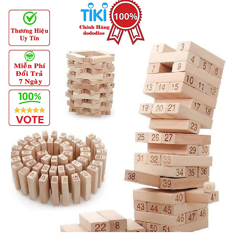 Đồ Chơi Rút Gỗ Trẻ Em Cao Cấp Chính hãng Giá tốt - Hình ảnh 4