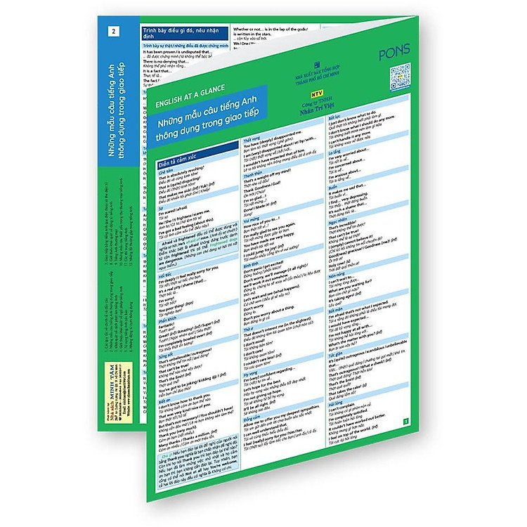 English At A Glance 2 – Những Mẫu Câu Tiếng Anh Thông Dụng Trong Giao Tiếp