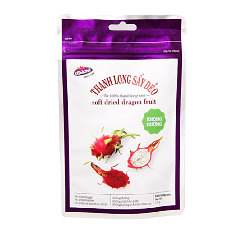 Thanh Long Dẻo Vinamit Tự Nhiên Không Đường (100g)