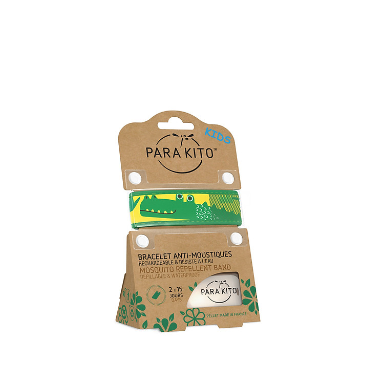 Vòng chống muỗi PARAKITO trẻ em Cá sấu Chính hãng Ưu đãi - Hình ảnh 3