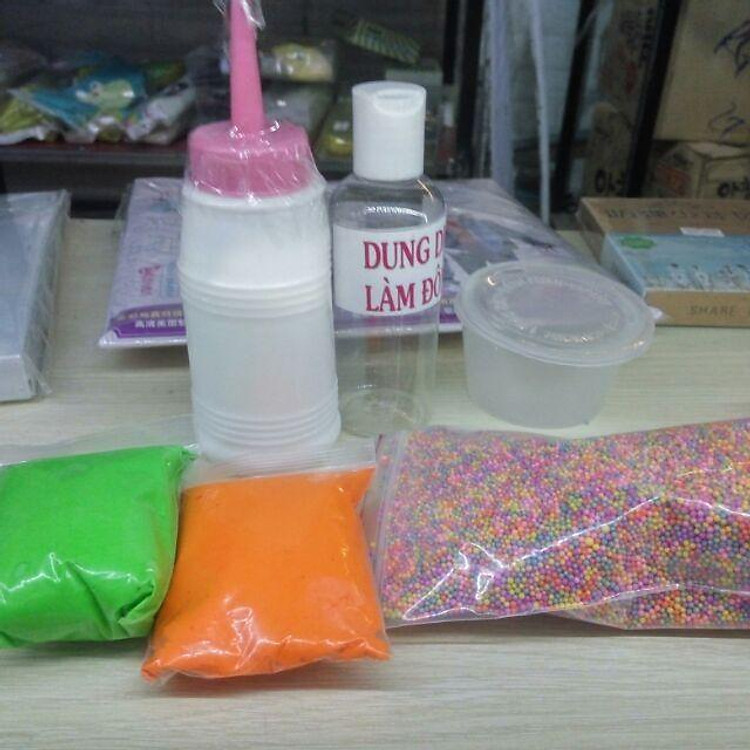 Bộ kit làm slime cơ bản siêu rẻ