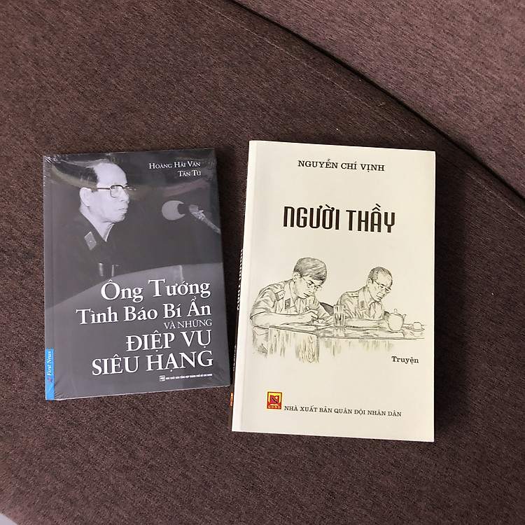 Bộ 2 cuốn: Người Thầy (Nguyễn Chí Vịnh) + Ông Tướng Tình Báo Bí Ẩn Và Những Điệp Vụ Siêu Hạng (Hoàng Hải Vân) - Tướng tình báo "ông Ba Quốc": Thiếu tướng tình báo Đặng Trần Đức: