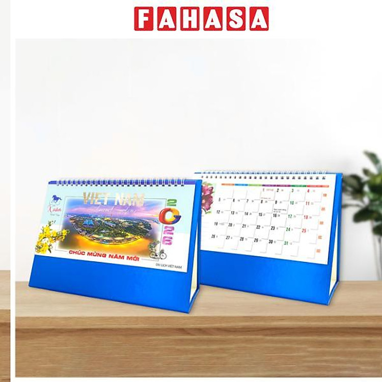 Lịch Bàn Chữ A 2026 - Du Lịch Việt Nam - Văn Khoa