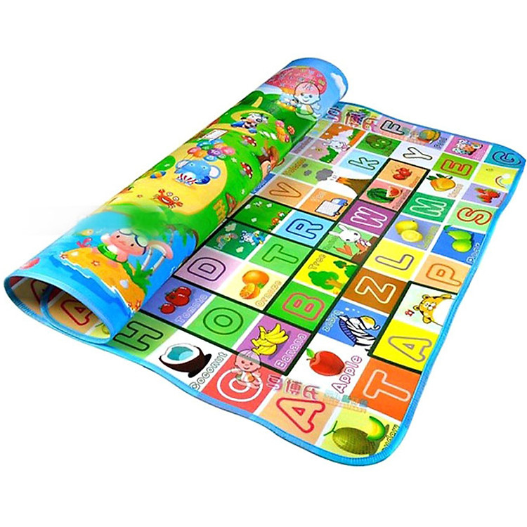 Thảm Chơi 2 Mặt Cho Bé 1m8 X 2m