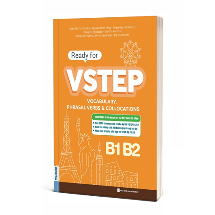 Sách Luyện Thi Vstep - Ready For VSTEP B1, B2 - Tổng Hợp Từ Vựng - Luyện Nói B1, B2