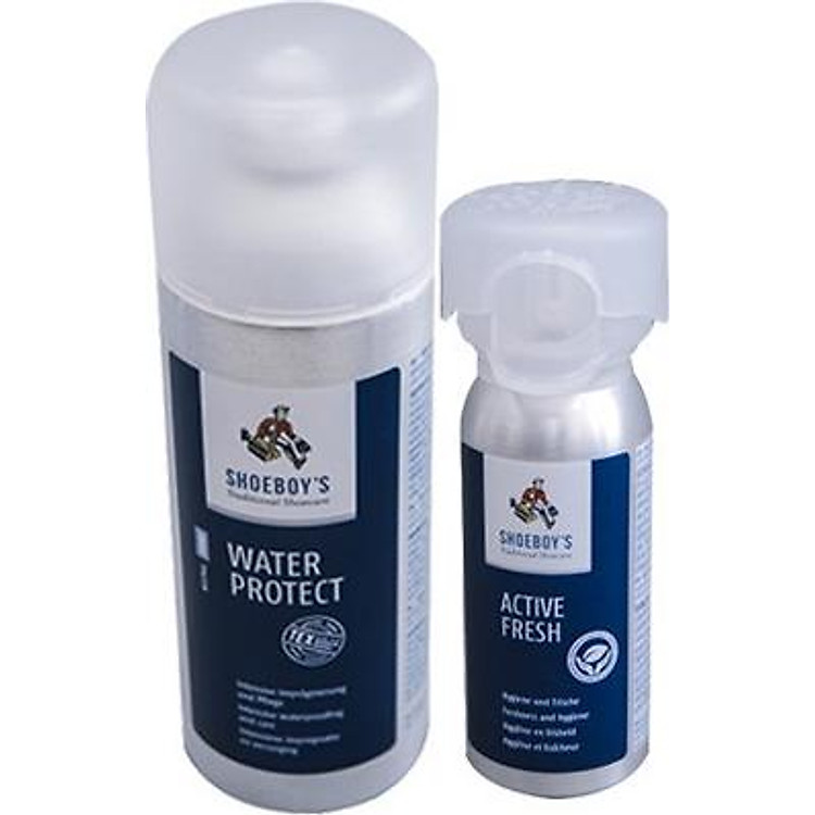 Combo xịt khử mùi giày + xịt chống thấm cho giày Shoeboy's chính hãng nhập khẩu từ Đức (SB-BA3)