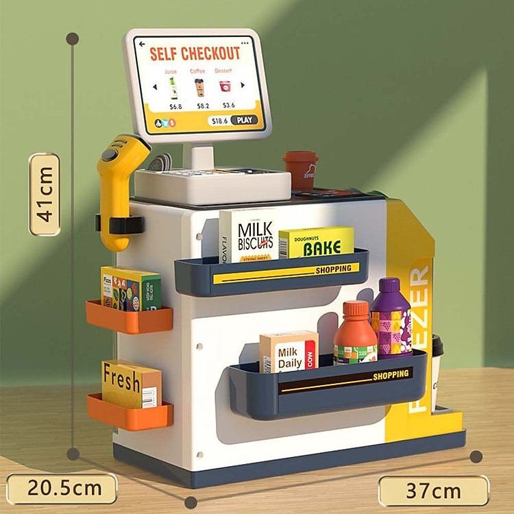 Bộ đồ chơi siêu thị 46 chi tiết Chính hãng Giá tốt - Hình ảnh 3