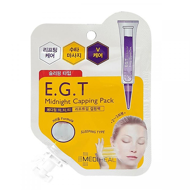 Mặt Nạ Ngủ Giúp Nâng Cơ, Săn Chắc Da Mediheal E.G.T Midnight Capping Pack 15ml