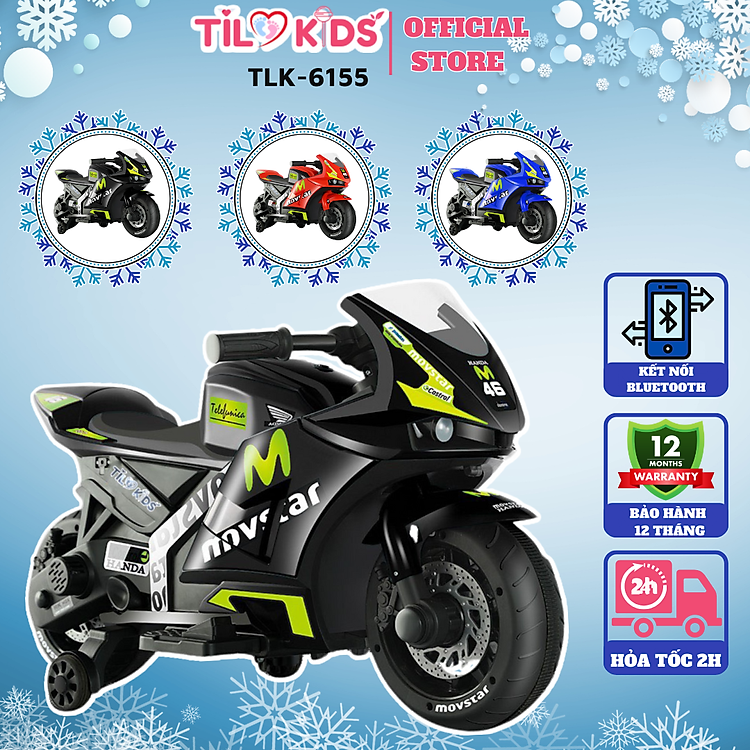 Tìm mua tại Avakids: Xe máy điện trẻ em TILO KIDS TLK-6155 - Ngập tràn khuyến mãi