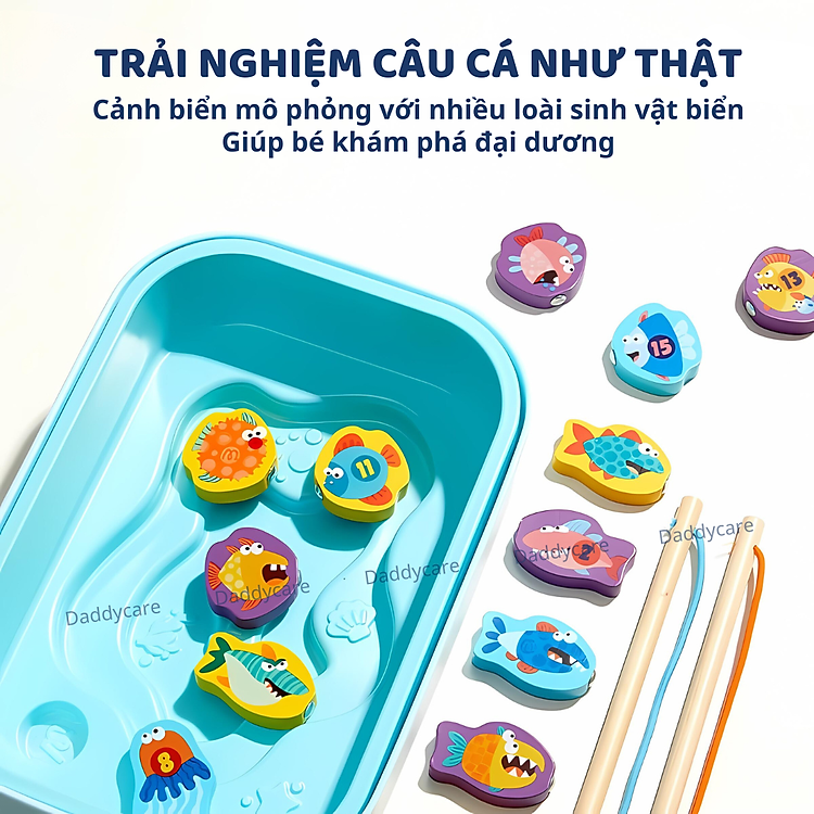 Bộ câu cá nam châm Mideer cho bé Chính hãng Tiết kiệm - Hình ảnh 4
