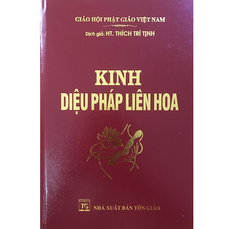 Sách Kinh Diệu Pháp Liên Hoa Bìa Da Tái Bản 2021