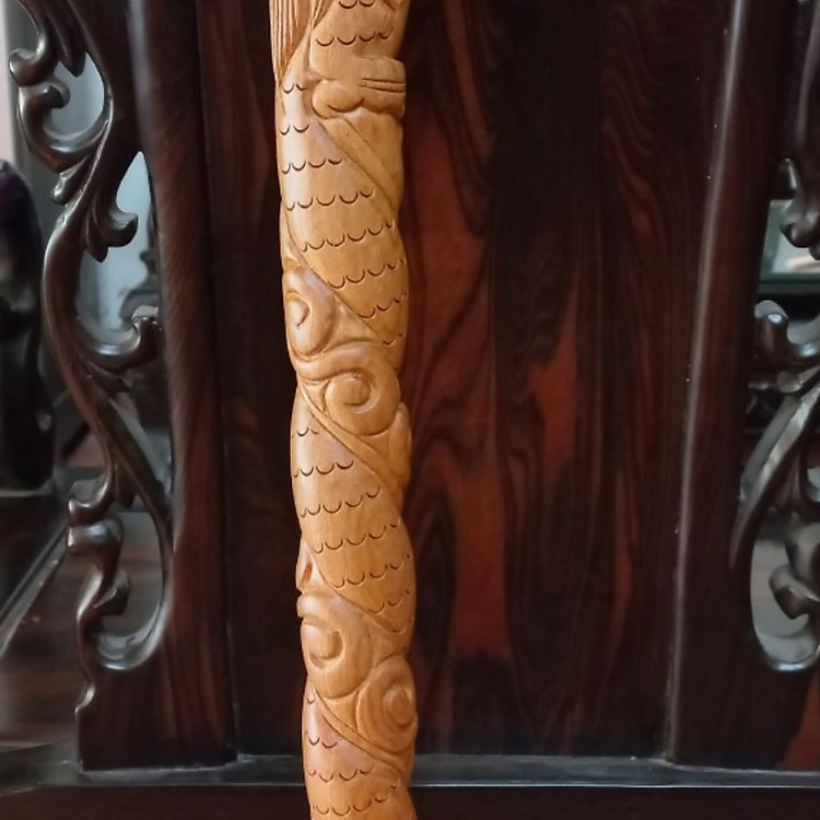 Mua Gậy batong gỗ hương đá cho người già Giá tốt - Hình ảnh 5