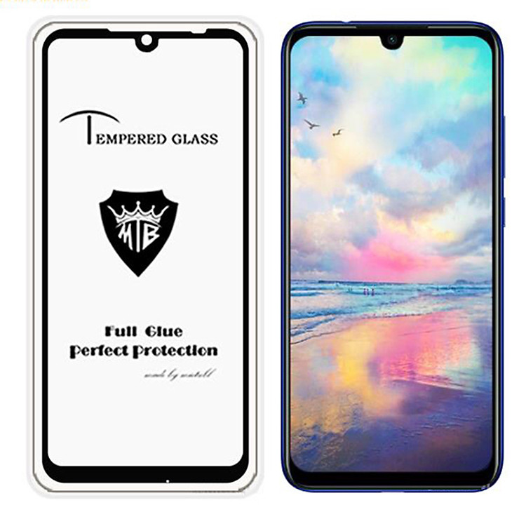 Kính cường lực cho Xiaomi Redmi Note 7 / Note 7 Pro Full 9H viền màu
