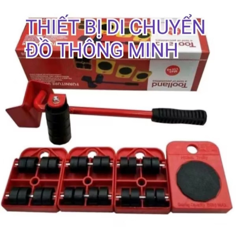 BỘ DỤNG CỤ 4 BÁNH XE ĐÒN BẨY DI CHUYỂN MỌI ĐỒ VẬT NẶNG TRONG GIA ĐÌNH THUẬN TIỆN CHO MỌI GIA ĐÌNH