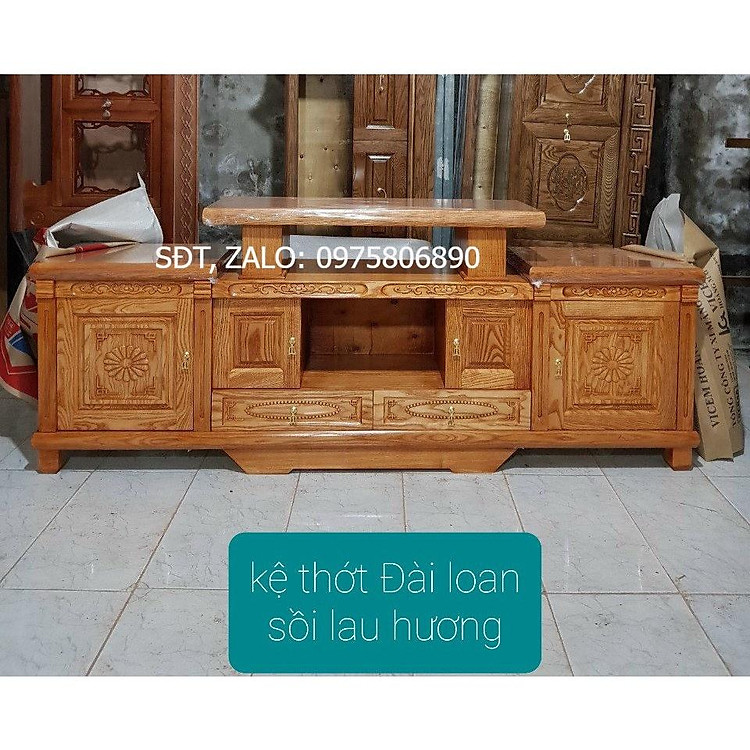 Kệ tivi thớt đài loan, gỗ sồi dài 1m4, 1m6, 1m8, 2m, 2m2, 2m4